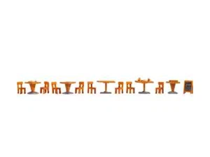 NOCH 14822 Restaurant Accessories 1:87 H0 Gauge # NEW in OVP # - Bild 1 von 1
