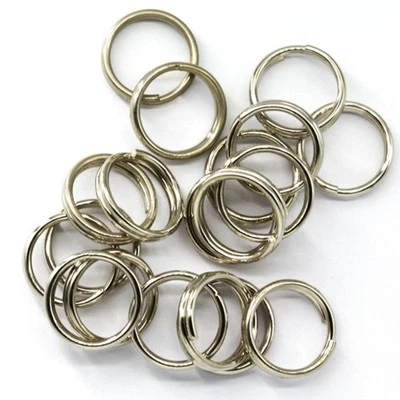 100Pcs Split Rings for Blank Lures Crank bait Hard Bait carp Fishing Double Loop - Image 1 of 4