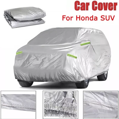 Cubierta Completa de Coche Impermeable Lluvia Nieve Polvo Protección Anti-UV para Honda SUV Foto 1 de 4