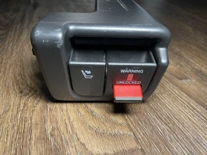 Volvo V60, V70, XC60, XC70 Rear Folding Seat Latch LEFT Side Black w/ Cover - Picture 1 of 4