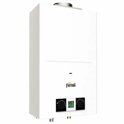 Ferroli Scaldabagno a Gas a Camera Aperta Pegaso Eco 14 LT GPL Low NOx GCC1PLAA - Immagine 1 di 3