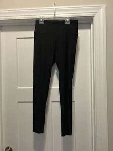 Leggings Orvis para mujer talla grande negros elásticos al tobillo grueso tiro alto granola - Imagen 1 de 5