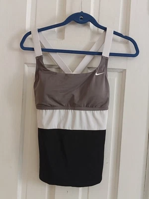 Nike женщин танкини плавать верхний средний M Athletic Sport бак Activewear B4 - Изображение 1 из 4