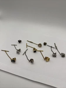 10 Vintage Men’s Tie Pins/Tacks Formal Dress Fashion Accessory Wedding Special - Picture 1 of 11
