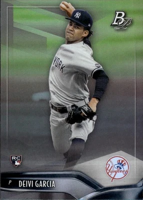 2021 Bowman Platinum #63 Deivi Garcia New York Yankees Rookie - Image 1 of 2