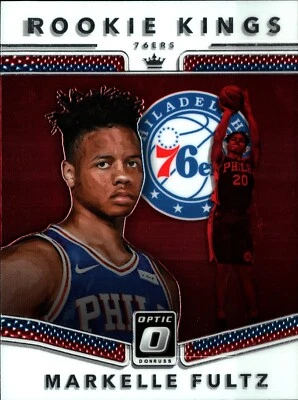 2017-18 Panini Donruss Optic Rookie Kings #1 Markelle Fultz RC 76ERS - Image 1 of 2