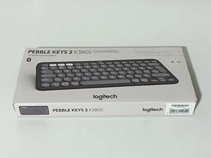 Logitech Pebble Keys 2 K380s Tastatur QWERTY Italienisch -Graphit /B-Ware _0.5_5 - Bild 1 von 14