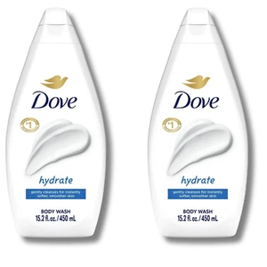 2-Pack Dove Hydrate Shower Gel 450 mL (15.2 fl oz) Body Wash - Bild 1 von 4