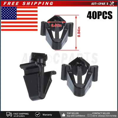 01553-03831 New 20 Pieces Grille Clip Fits 2001-2004 Nissan Pathfinder 3.5L Foto 1 de 4