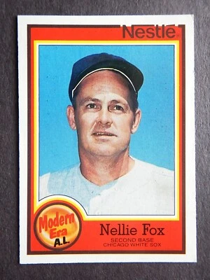 Nellie Fox  #13 Topps-Nestle 1987 Baseball Card (Chicago White Sox)  - Image 1 of 2