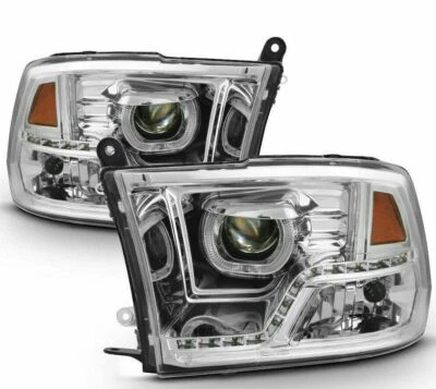 [Mono-Eye] 2009-2018 Dodge Ram 1500 2500 3500 LED DRL Halo Projector Headlights - Image 1 of 4