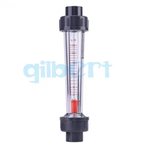 5-1000L/h LZS-15 20mm Socket Flow Meter Plastic Tube Liquid Rotameter Measuring - Picture 1 of 5