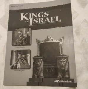 Abeka Bible Kings of Israel Teacher Quiz Test Key Book Ninth Grade - Picture 1 of 6