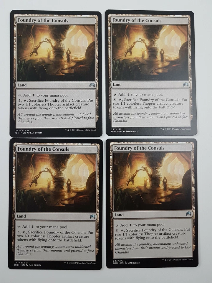 MTG Foundry of the Consuls x 4 Magic Origins Uncommon UC Non Basic Land  - Image 1 of 1