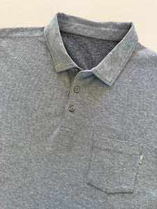 Camisa Polo de Golf VUORI Bolsillo As Para Hombre Talla Grande 44" Cuello Pecho Gris - Imagen 1 de 7