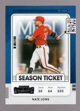 2021 Contenders Nate Lowe Baseball Card Texas Rangers