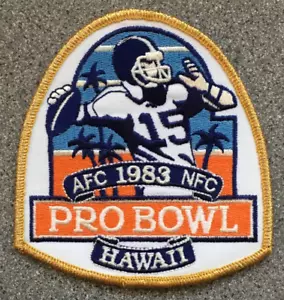 Parche oficial de fútbol americano de la NFL Pro Bowl 1983 Willabee Ward suelto sin tarjeta - Imagen 1 de 2