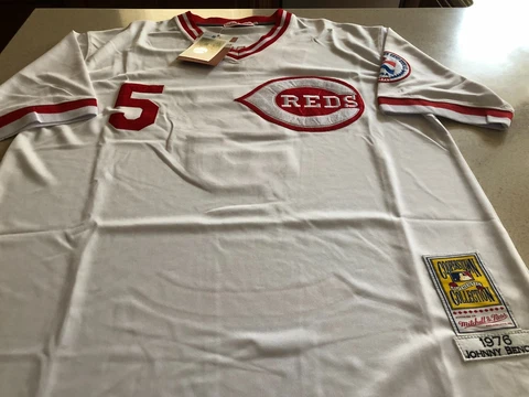 Mitchell & Ness Cooperstown Collection 1976 Reds Johnny Bench Jersey - Mens XL Cover