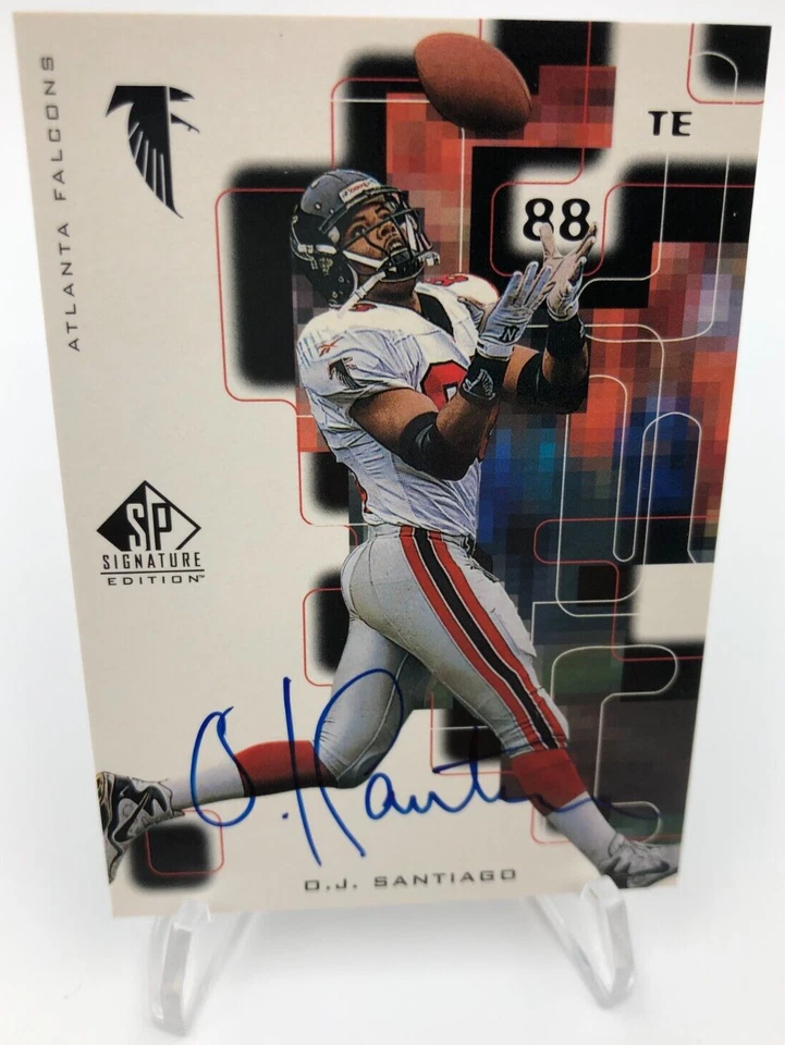 O.J. SANTIAGO AUTO 1999 SP Signature Edition Signed on Card ATLANTA FALCONS - Image 1 of 4
