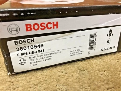 Bosch 36010949 QuietCast Premium Rear Disc Brake Rotor Mercedes Benz 300TD 300TE - Imagem 1 de 4
