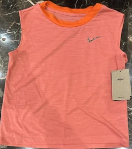 Nike Girls Yoga Dri-fit Tank Training Size Medium Pink - Picture 1 of 2