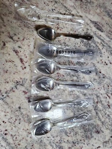New CUSTOMCRAFT Stainless Sample Flatware Spoons Monogram "S” Lot Of 6 - Picture 1 of 6