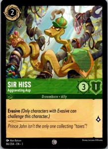 Disney Lorcana Sir Hiss - Verschlimmerendes Asp Into the Inklands kostenloser Versand! - Bild 1 von 1