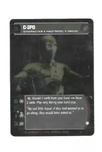 2002 STAR WARS THE TRADING CARD GAME C-3PO PROMO CARD FREE SHIPPING - Picture 1 of 2