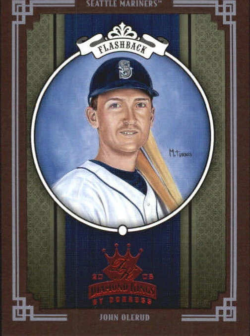2005 Diamond Kings Framed Red #276 John Olerud MARINERS  R61817