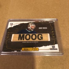 2017 LEAF STICKWORK ANDY MOOG NAMEPLATES #1/1  RARE