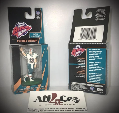 1998 DOLPHINS DAN MARINO TOPPS ACTION FLATS "KICKOFF EDITION" FIGURE *NO CARD* Cover