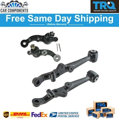 TRQ Front Lower Control Arms & Lower Ball Joints Set of 4 For 95-97 Lexus LS400 - Image 1 of 4