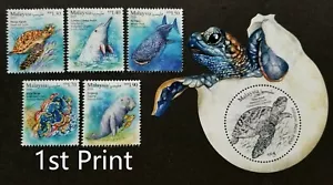 *Envío gratuito Malaysia Definitive Iconic Marine Life 2020 (estampilla como nueva) montada*inusual - Imagen 1 de 5