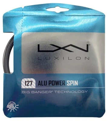 Luxilon Alu Power Spin 127 Tennisschlägerschnur - 16L 1,27 mm - 12,2 m Set