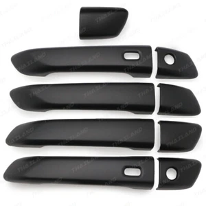 For Mazda/Isuzu BT-50 D-Max Mu-X 2021 22 Matte Black 4dr Handle Hand Cover - Picture 1 of 8