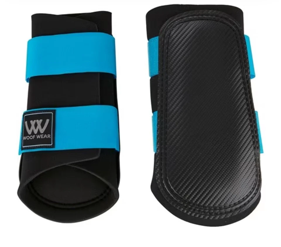 NWT Woof Wear Brushing Boots, Horse Turquoise SMALL Pair - Image 1 of 1