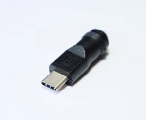 1x DC Power Plug Adapter 5.5 x 2.1 to Male USB C Charger Charging Mobile Phone - Picture 1 of 3