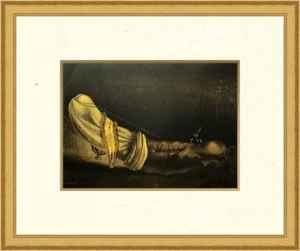 Salvador Dali "Anthropomorphic Bread" Custom Framed Print - Picture 1 of 1