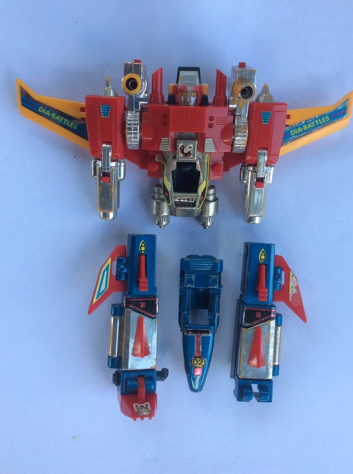 Popy Die Cast Diatron Die Battles Diaclone Takatoku ST Made In Singapore - Immagine 1 di 4