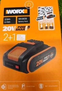 Batería Worx 20V 2AH, WA3639 - Imagen 1 de 1