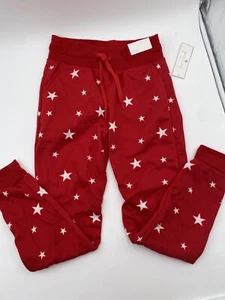 Love Streak Classic Jogger Red Stars Size XS NWT - Picture 1 of 2
