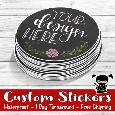 Custom stickers | Die Cut Product Labels | Business Logo Stickers | Bulk Decals - Image 1 of 4