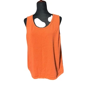 Camisa Chico's Talla 3 XL Naranja Coral Suéter Camiseta Sin Mangas Para Mujer - Imagen 1 de 11