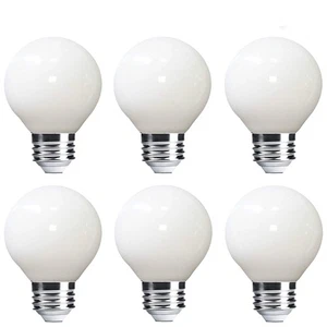 Vanity LED Light Bulbs 40 Watt for Vanity Mirror, G16.5 3.5W Globe LED Bulb, ... - Picture 1 of 6