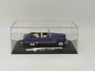 1949 Purple Buick Roadmaster Convertible 1:43 Diecast Toy Car NewRay - Image 1 of 4