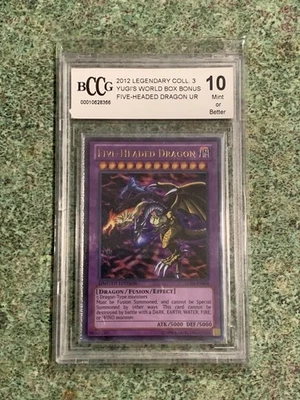 Five-Headed Dragon LC03-EN004 BCCG 10 YuGiOh Legendary Collection 3 2013 - Image 1 of 2