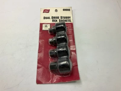 Enchufes Allen hexagonales rechonchos de doble accionamiento métrico Lisle 69000 4 piezas 10 mm 12 mm 14 mm 17 mm Foto 1 de 4