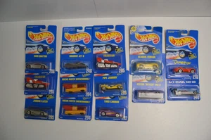 Vintage Hot Wheels Lot Mattel New Model Jaguar Camaro Diecast Car Toys NIP - Picture 1 of 6
