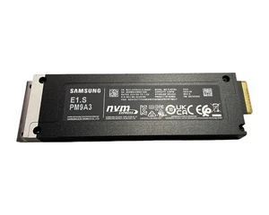Samsung PM9A3 MZ-TL23T8A 3.84TB E1.S 9.5 mm NVMe PCIe 4.0 SSD MZTL23T8HCLS *SE - Picture 1 of 2