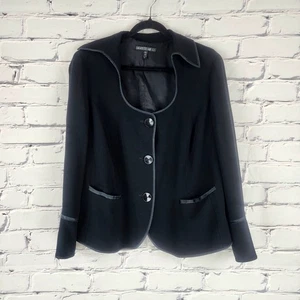 Lafayette 148 Blazer Damen 16 100% Seide Kombi Corpcore Professional Classic - Bild 1 von 9